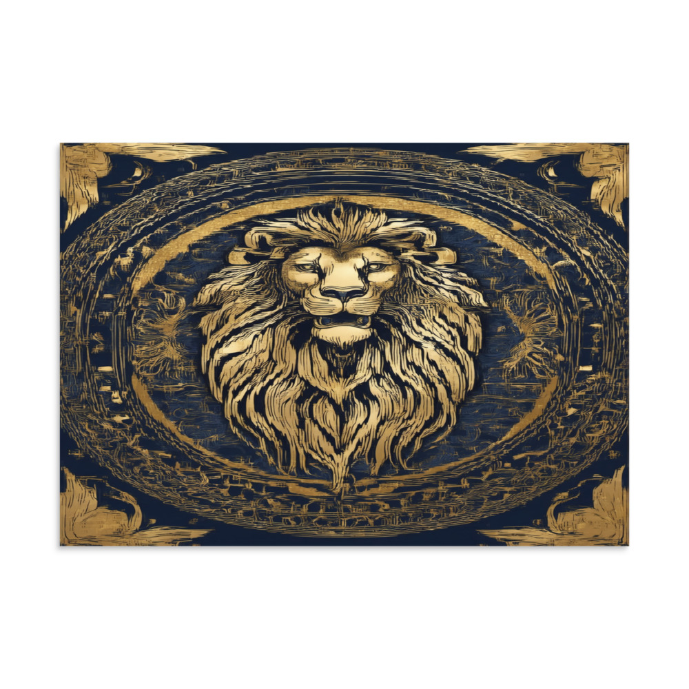 Leo — Zodiac Emblem Art Print