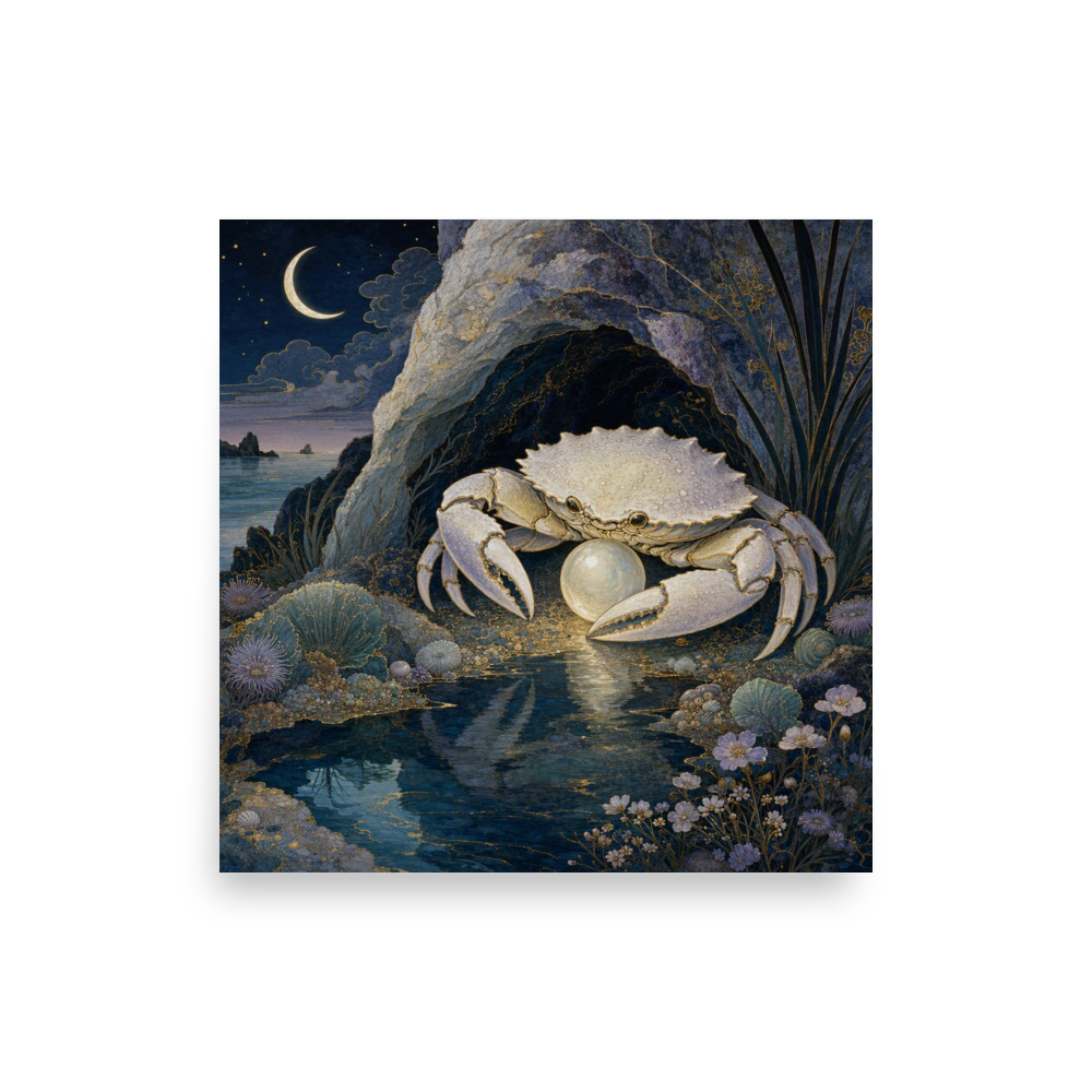 Cancer Tidal Talisman Art Print