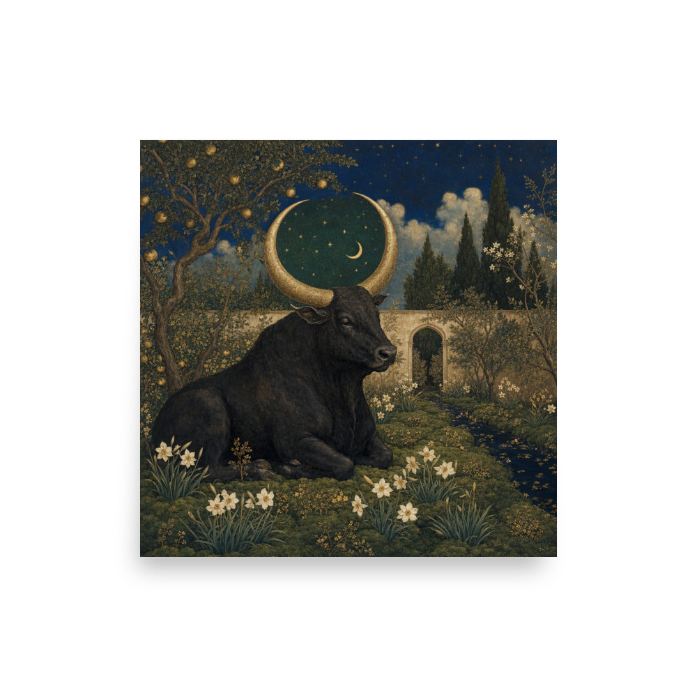 Taurus Verdant Reliquary Art Print